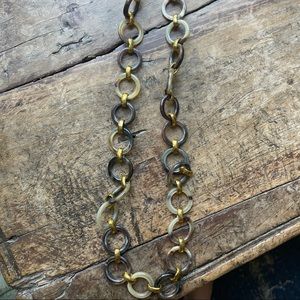 Ashley Pitman multi colored ring necklace